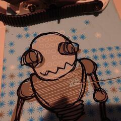 スノーボード　108センチ　傷つきビンディング付の画像