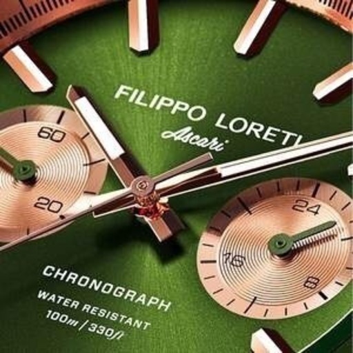 Filippo Loreti Ascari Green＆Rose Gold