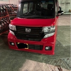 値下げしましたNBOXカスタム後期　人気のツートンカラー