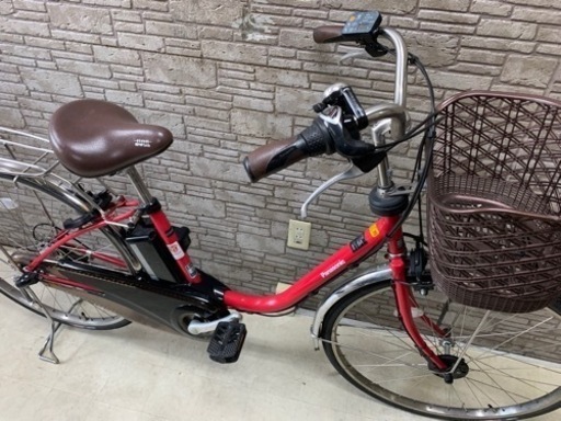 新春SALE 東京23区配達無料　新基準 Panasonic パナソニック ビビDX　6.6Ah リチウム 電動自転車中古26