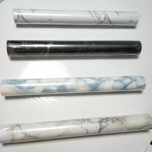 DIY 新品未使用　のり付き壁紙　大理石調