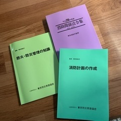 防火・防災管理の知識　消防計画の作成　消防関係法令集