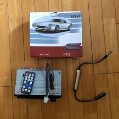 カーラジオとアンテナ増幅器