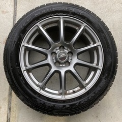 GOODYEAR ICE NAVI ZEAⅡ■215/55R17■中古スタッドレス4本 ☆KHEET☆GOODYEAR ICE NAVI ZEA2 215 45 17 7J +50 5H 100 114.3(
