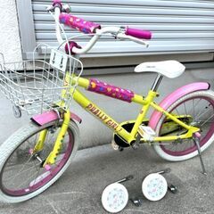 手渡し限定 デューリーガール 18インチ 自転車 女の子 幼児用...