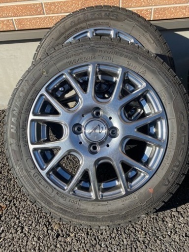 155/65R14 スタッドレス4本セット　早期引取り希望