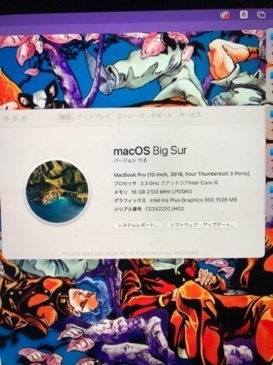 Macbook Pro 2018 モニター接続のみ