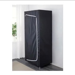 IKEA イケア◇BREIM ワードローブ ブラック 収納 良好