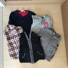 パーカー&カーディガン&フリースセット