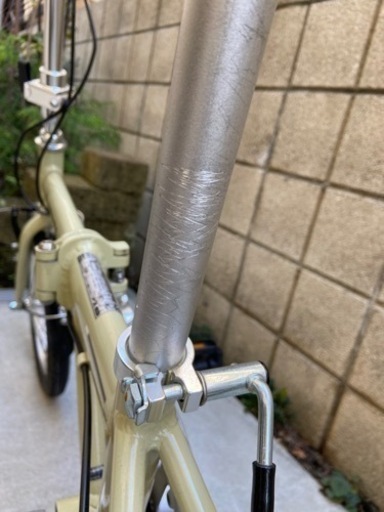 ！値下げ中！CAPTAINSTAG折りたたみ自転車　カバー・チェーン・ライト付き