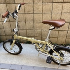 ！値下げ中！CAPTAINSTAG折りたたみ自転車　カバー・チェ...