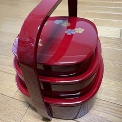 【高級品】漆器3段セット