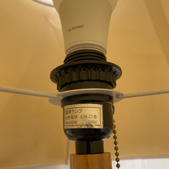 「取引中」ニトリ　ランプ　洋燈の画像