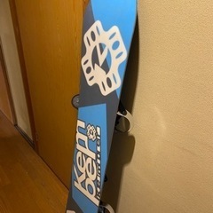 スノボの板、ビンディング、ブーツのセットになります。の画像