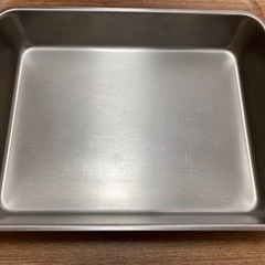 【無料】ステンレス　バット　26×20cm