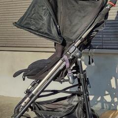 アプリカ スティックプラス(黒)  ハイシートベビーカーの画像