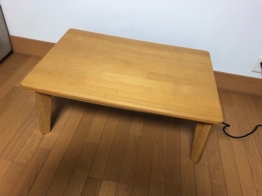 長方形こたつ　ナチュラル