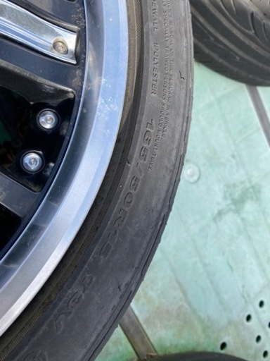 キャンセルの為再出品 CLUB LINEA 15x5J(+45)PCD100/4穴 165/50R15