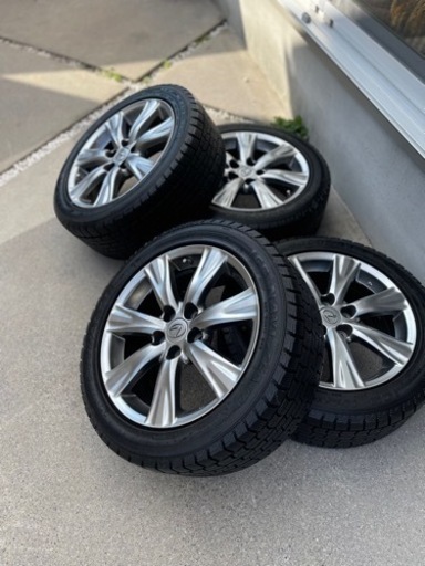 ネット決済可！LEXUS GS350 純正17インチアルミホイール&スノータイヤ4本セット
