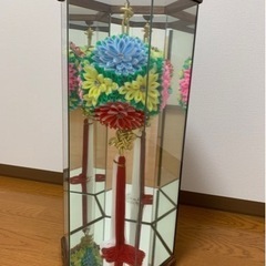 【ひな祭り】吊るし飾り　ガラスケース