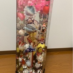 【ひなまつり】さげもん　ガラスケース