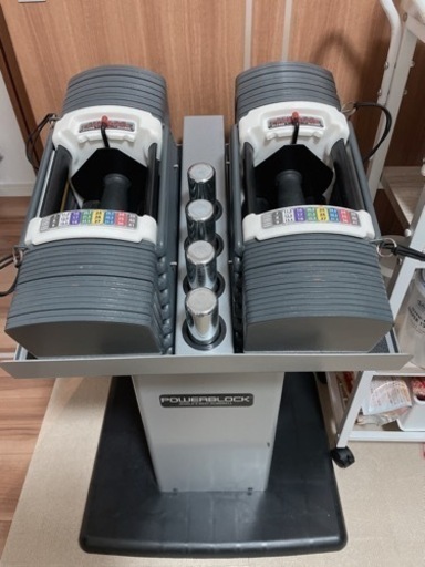 【直接引取希望】パワーブロック41kg　専用スタンド　インクラインベンチ　セット