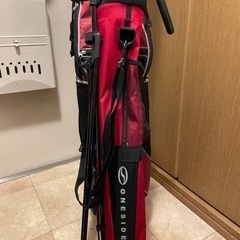 ゴルフ道具一式　バック　ミニバッグ　ドライバー　アイアン　チッパー