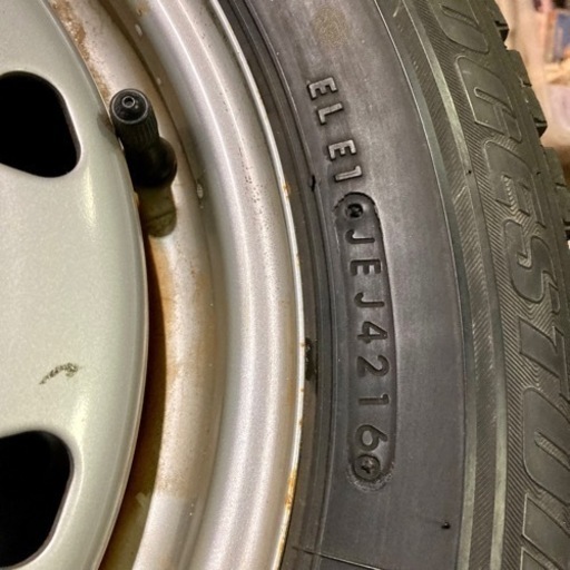 【ありがとうございました❗️】お買い得！軽四 145/80R/13 ★☆ブリヂストン スタッドレスタイヤ BLIZZAK REVO GZ 2016年42週 溝あり★☆