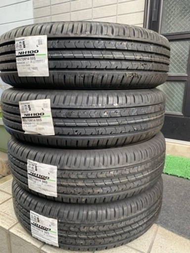 タイヤ　185/70R14 日本製　ブリヂストン　NH100  新品4本SET