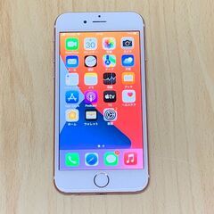 美品 Apple iPhone 6s 64GB SIMフリー(SIMロック解除済) ローズ