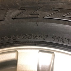 中古スタッドレスタイヤ　17インチ　アルミホイール付き
