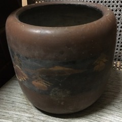 ②●和風インテリア●灰が付属/ビンテージ火鉢セット