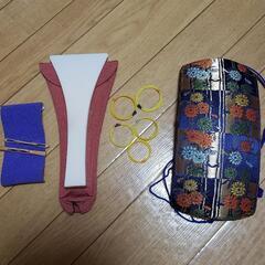 三味線　中棹　皮張替済　ハードケース　小物類もセットの画像