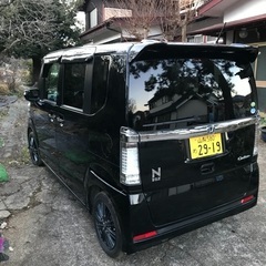 H25ホンダNBOXカスタム⭐︎自社ローン可能の画像
