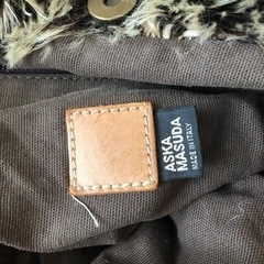 【0円】1/4まで！本革、ハリネズミ毛　aska masudaの画像