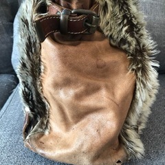 【0円】1/4まで！本革、ハリネズミ毛　aska masudaの画像