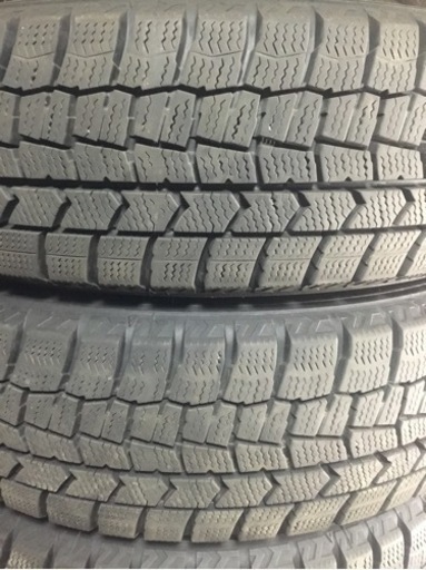 バリ溝 165/65R14 ダンロップ スタッドレスタイヤ 4本セット