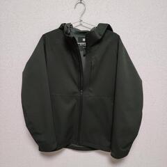 ユニクロ　ブロックテックパーカ　カーキ　S