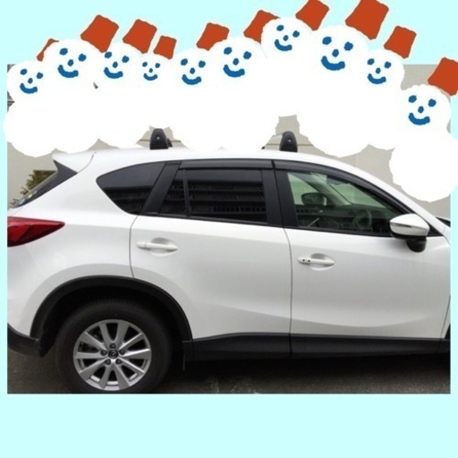 CX-5 ke 後期型用純正 スーリーキャリア THULE ノーマルルーフ用