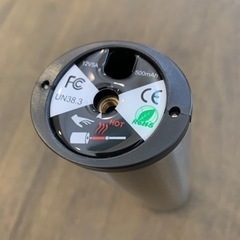 ポータブルエアポンプの画像