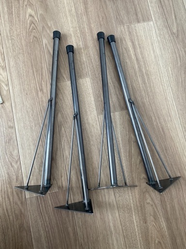 アイアンレッグ　4本セット(ネジ付き)