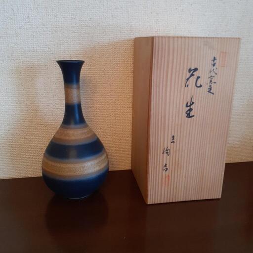 たち吉花瓶　清水焼