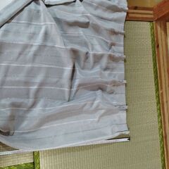 ニトリカーテン縦135横103（実寸） カーテンレール（1連） ...