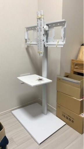 【取引中】テレビスタンド　壁寄せ　ハイタイプ
