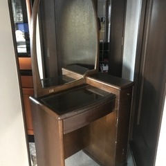 ☆大塚家具キャスター付きドレッサー 椅子無し☆の画像