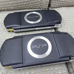 SONY PSP2台 本体 PSP-1000 メモリースティック ソフトセット プレイステーションポータブル モンハン3rd 訳アリ ジャンク扱い 札幌市西区西野の画像