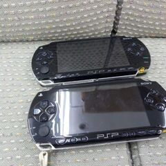 SONY PSP2台 本体 PSP-1000 メモリースティック ソフトセット プレイステーションポータブル モンハン3rd 訳アリ ジャンク扱い 札幌市西区西野の画像