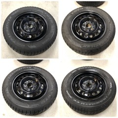 【取引完了】15インチスタッドレスタイヤ＆ホイール１台分セットの画像