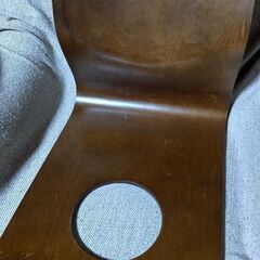 【座椅子】木製、固定の画像