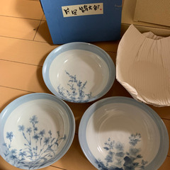 片岡鶴太郎　食器3枚セットの画像